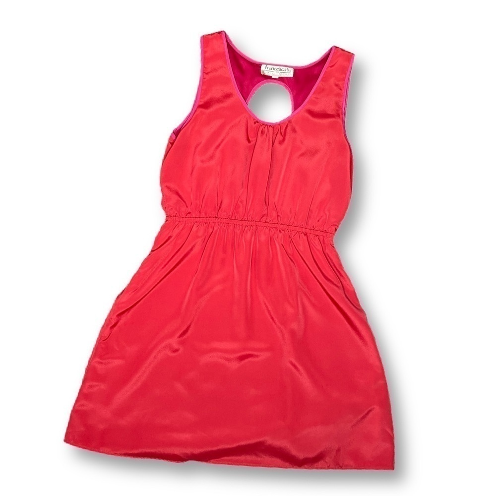 𝅺Francesca’s Red and Pink Dress